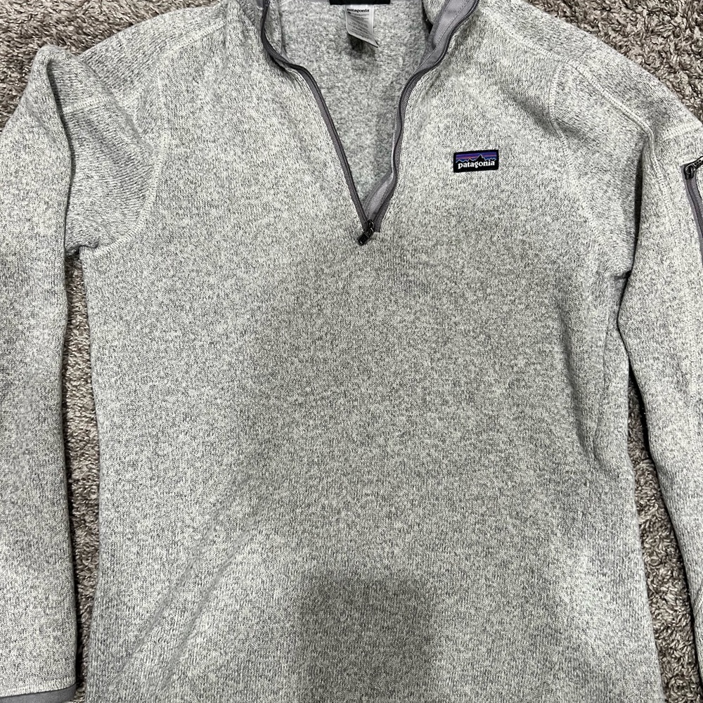 Patagonia Gray Pullover 1/4 zip